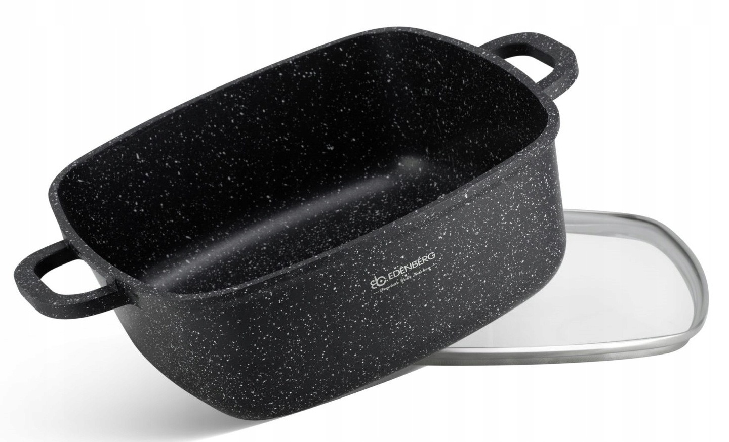 Brytfanna non-stick 26cm Edenberg Z POWŁOKĄ MARMUROWĄ GĘSIARKA 5,5L