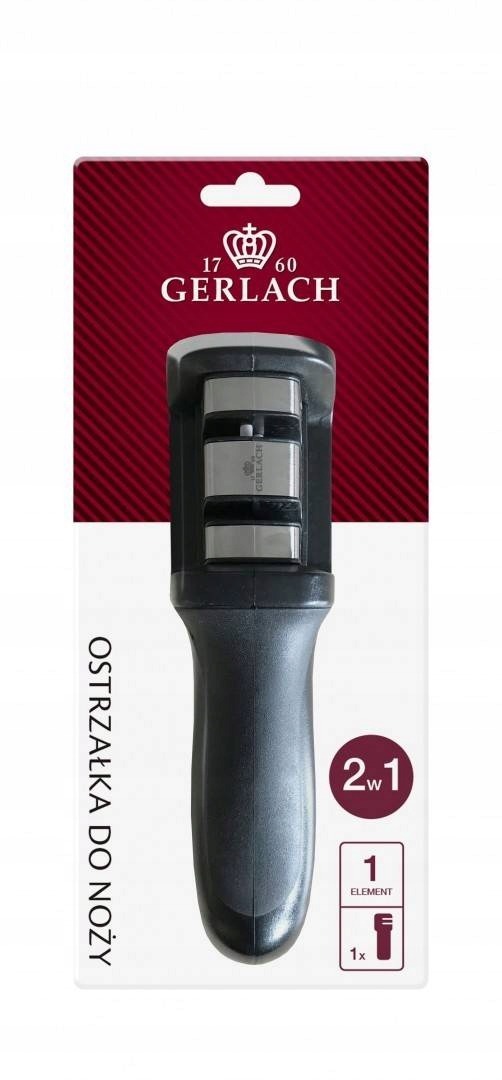 Ostrzałka do noży GERLACH NK606 dwufazowa osełka