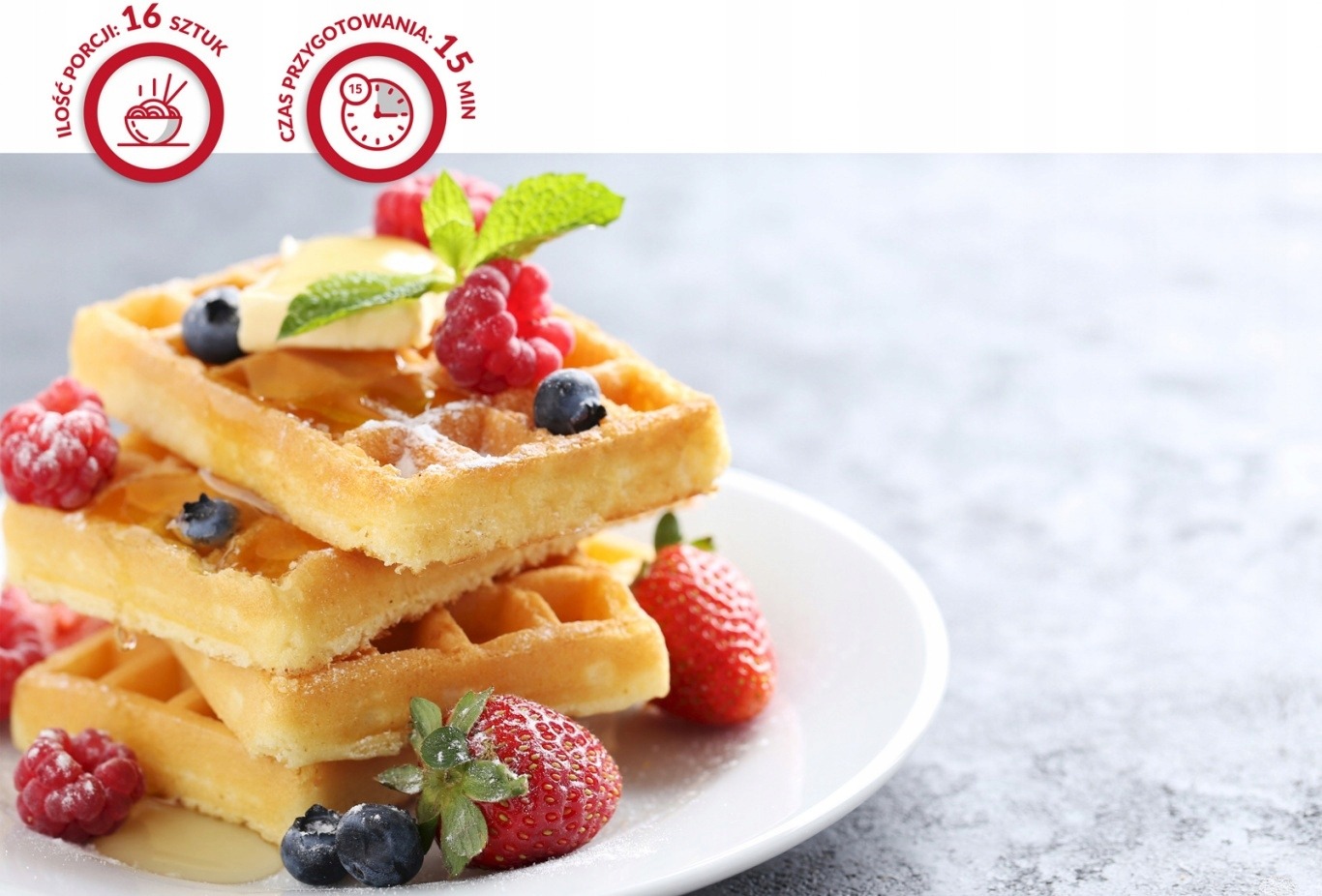 Gofrownica MPM MGO13 srebrna 1400W