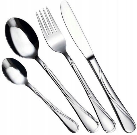 Zestaw SZTUĆCÓW MESSI VERONA Sztućce 24el WZORY