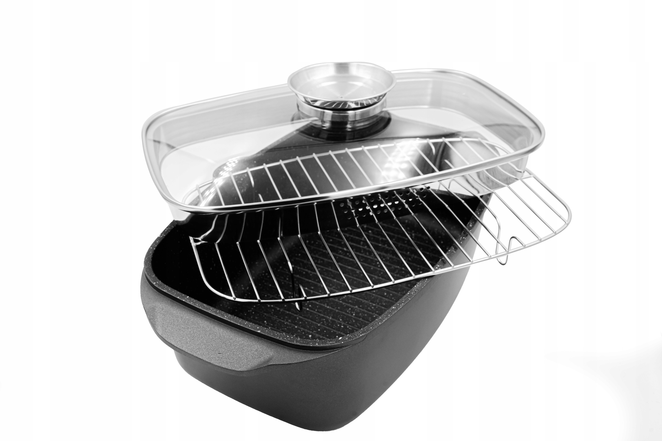 Brytfanna non-stick (nieprzywierająca) HausRoland gęsiarka 5,7l 32cm