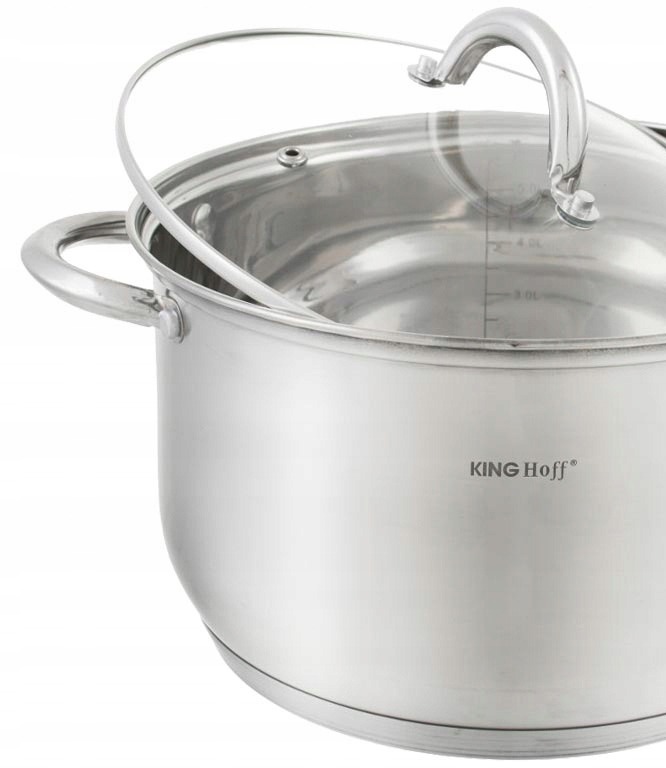 Garnki stalowe KingHoff KH4450 zestaw indukcja