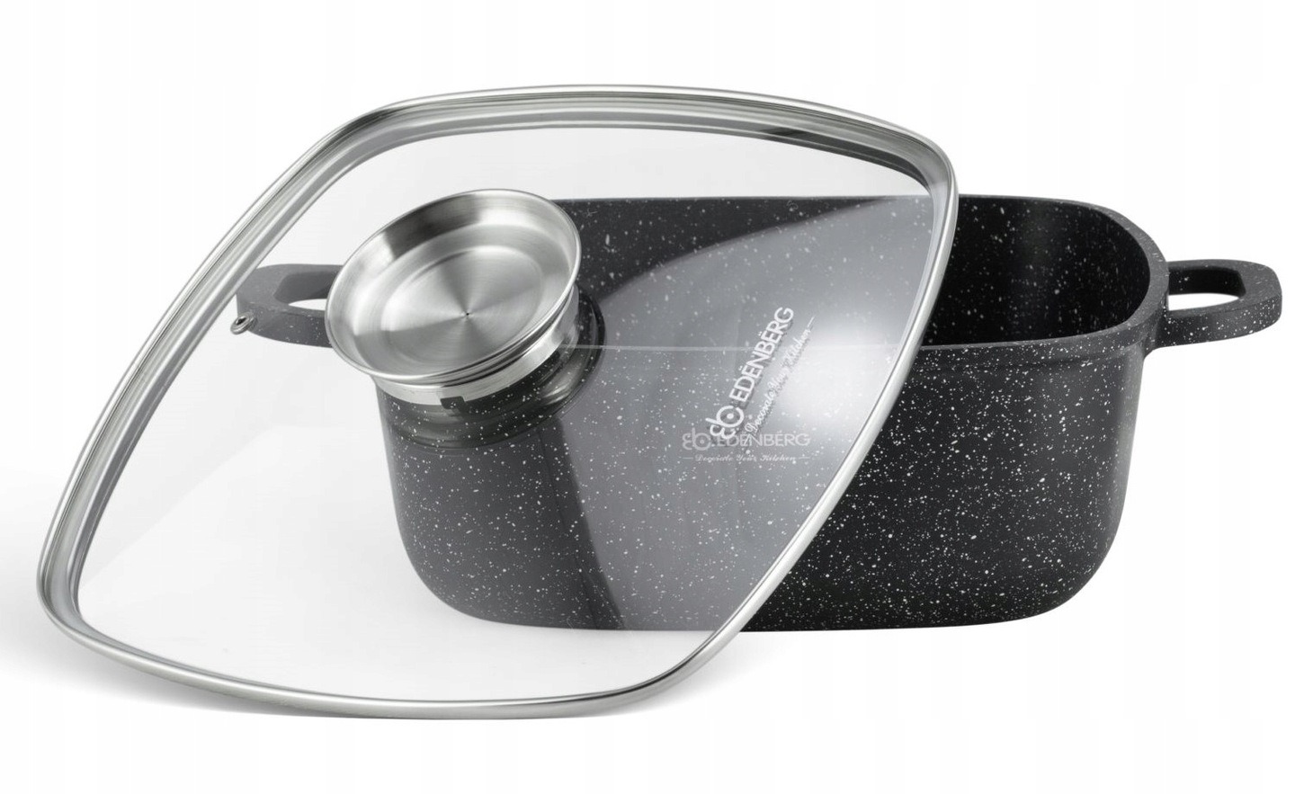 Brytfanna non-stick 26cm Edenberg Z POWŁOKĄ MARMUROWĄ GĘSIARKA 5,5L