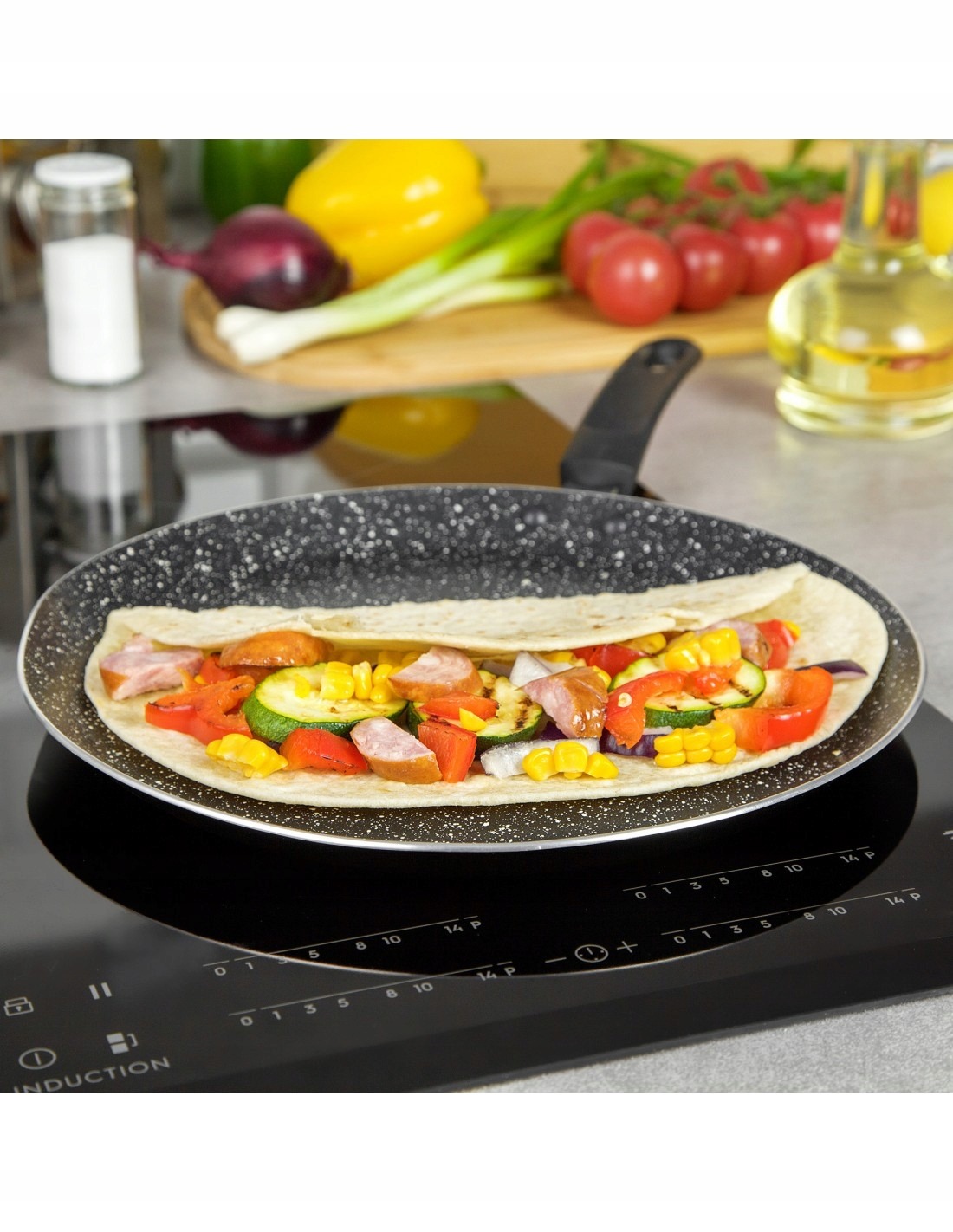 PATELNIA do NALEŚNIKÓW 22cm Indukcja pancakes 1127
