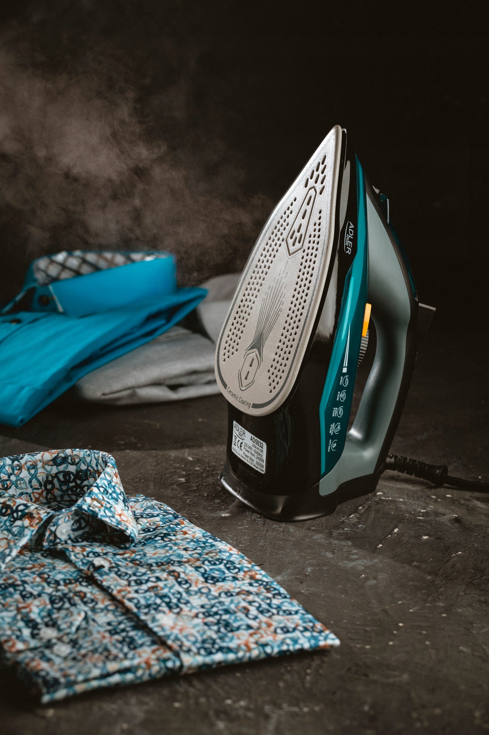 ŻELAZKO CERAMICZNE PAROWE 3000W STRAŻAK AD5032