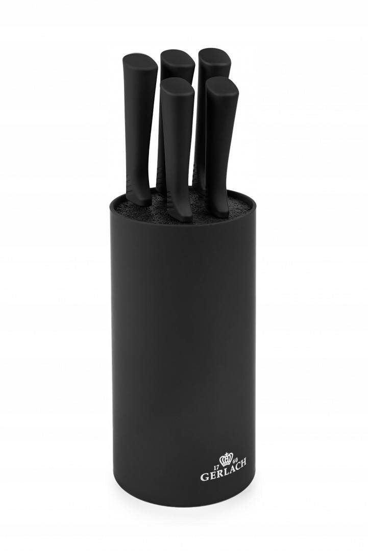 Gerlach Zestaw noży w bloku SMART BLACK