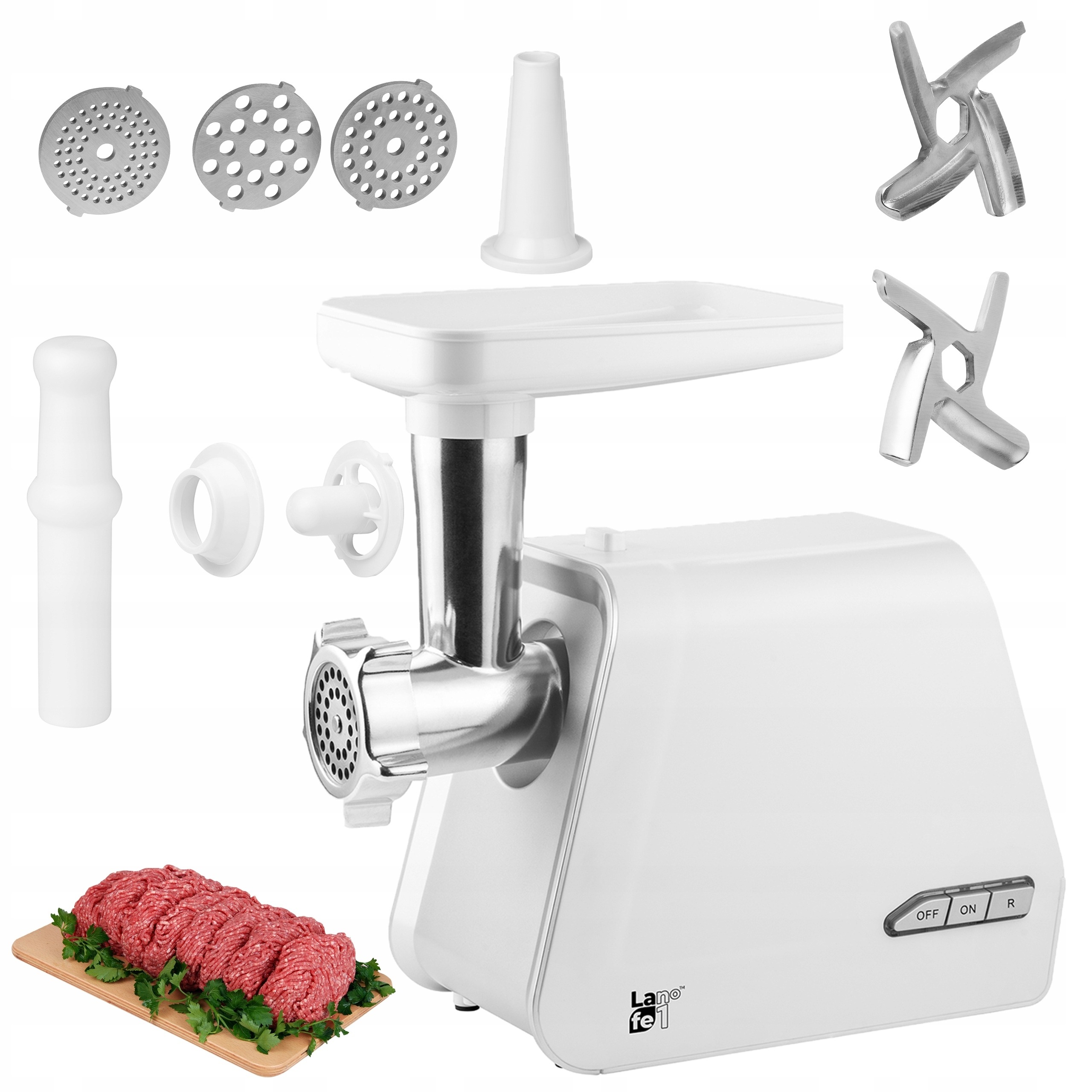 elektryczna MASZYNKA DO MIELENIA MIĘSA MOCNA nadziewarka