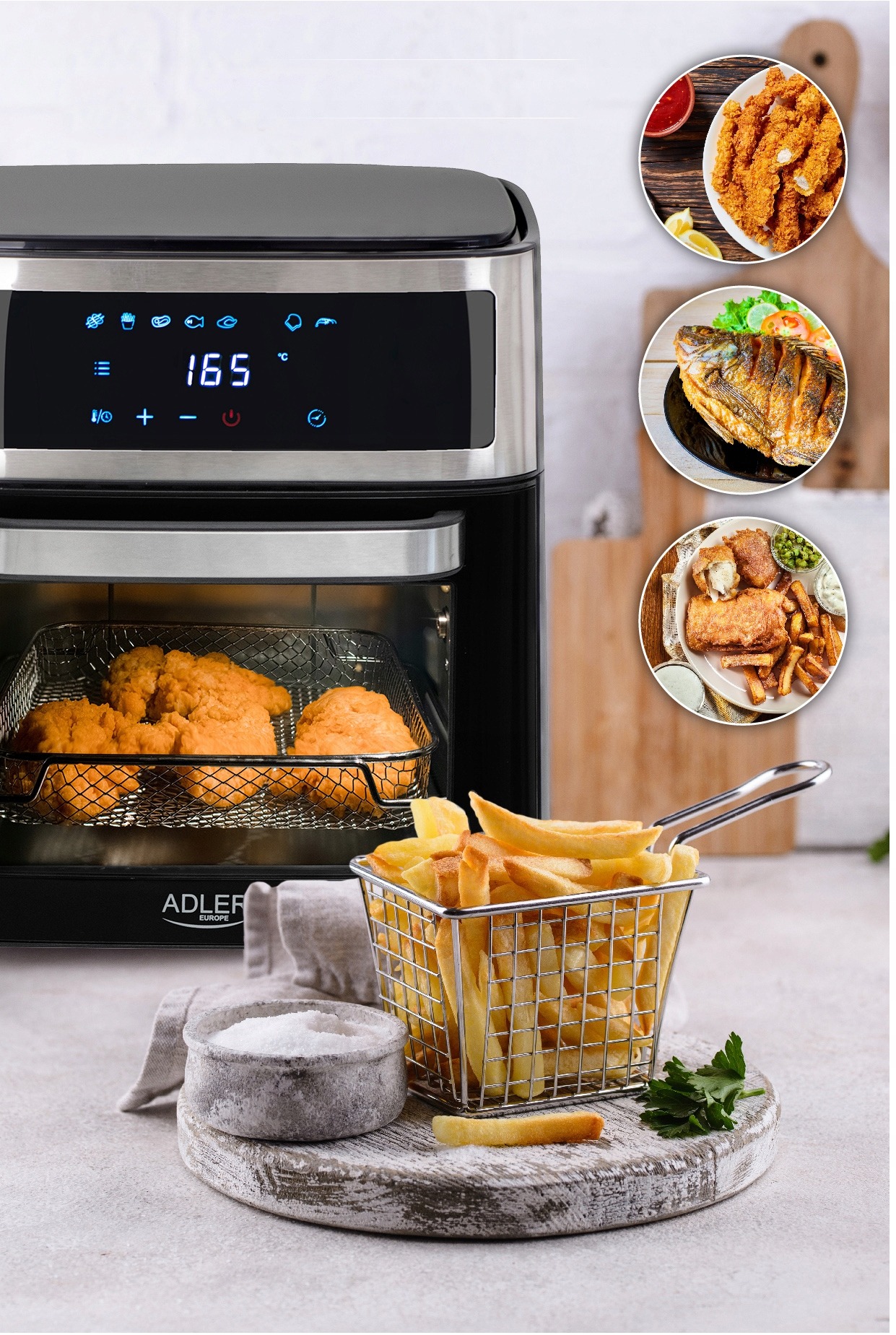 WIELOFUNKCYJNY MINI PIEKARNIK ADLER 13 l
