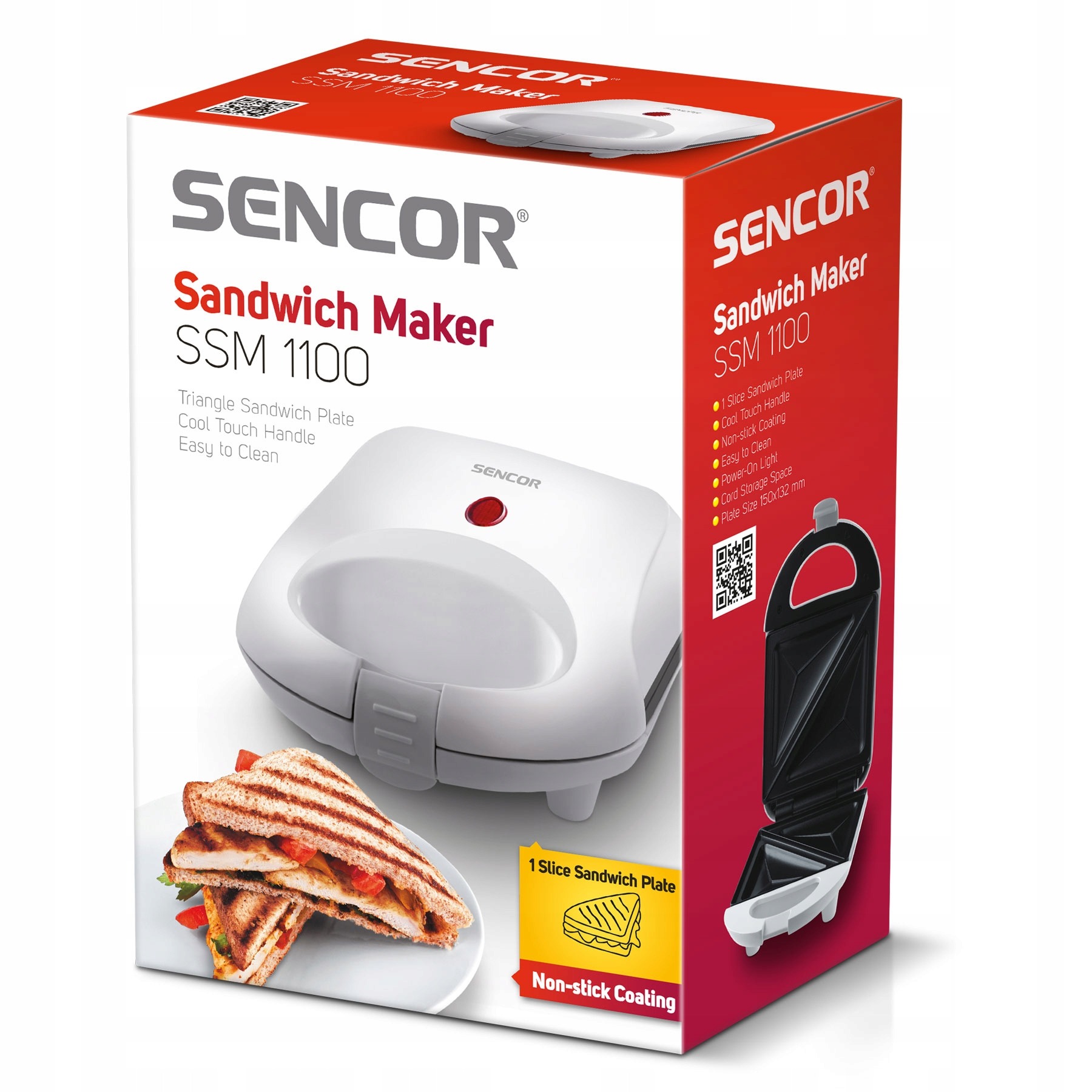 Opiekacz toster do kanapek trójkąt SSM1100 460W