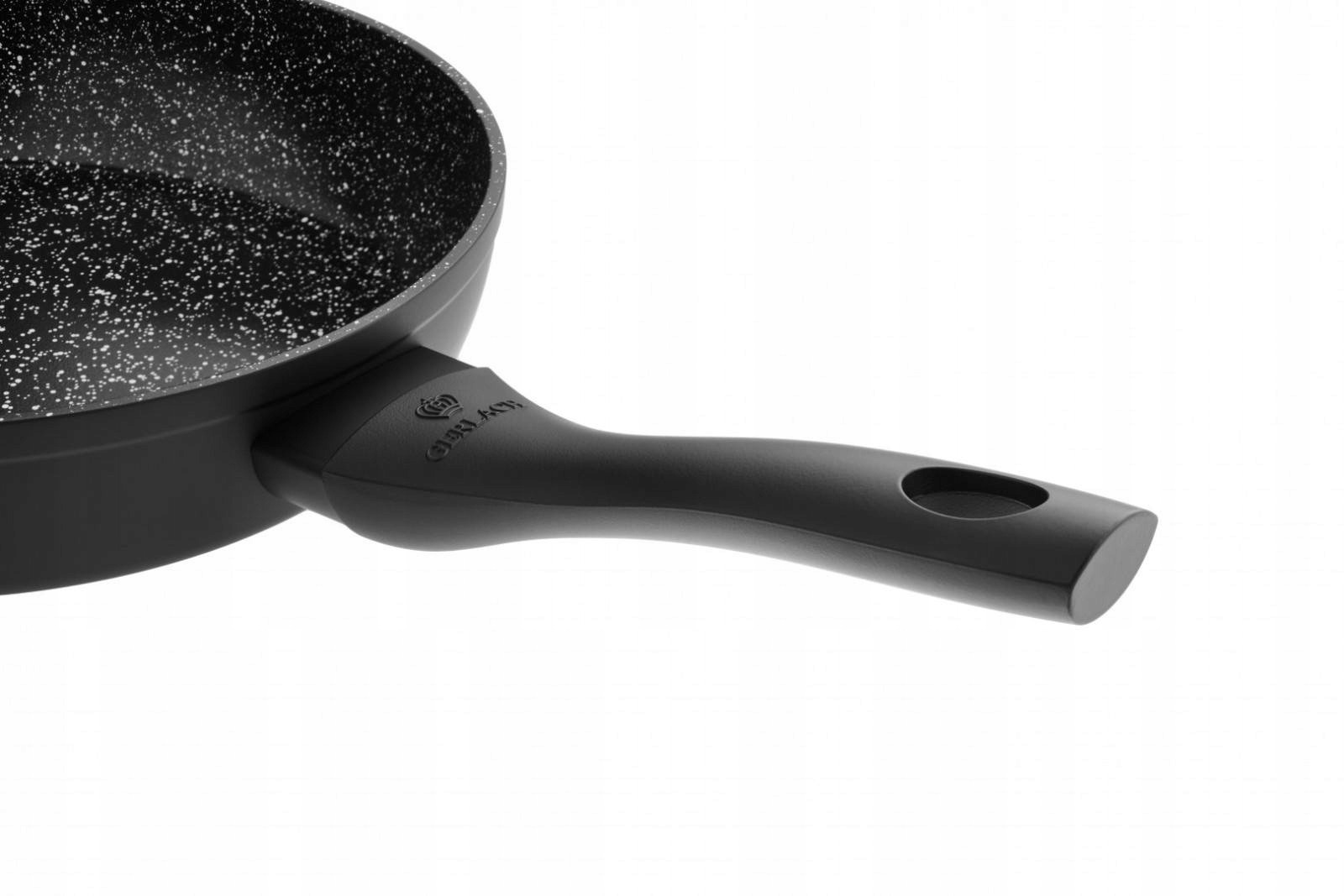 Patelnia Gerlach Granitex 28cm 4warstwowe dno BLAC