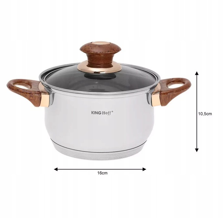 Zestaw garnków Kinghoff 12 el. KH4443