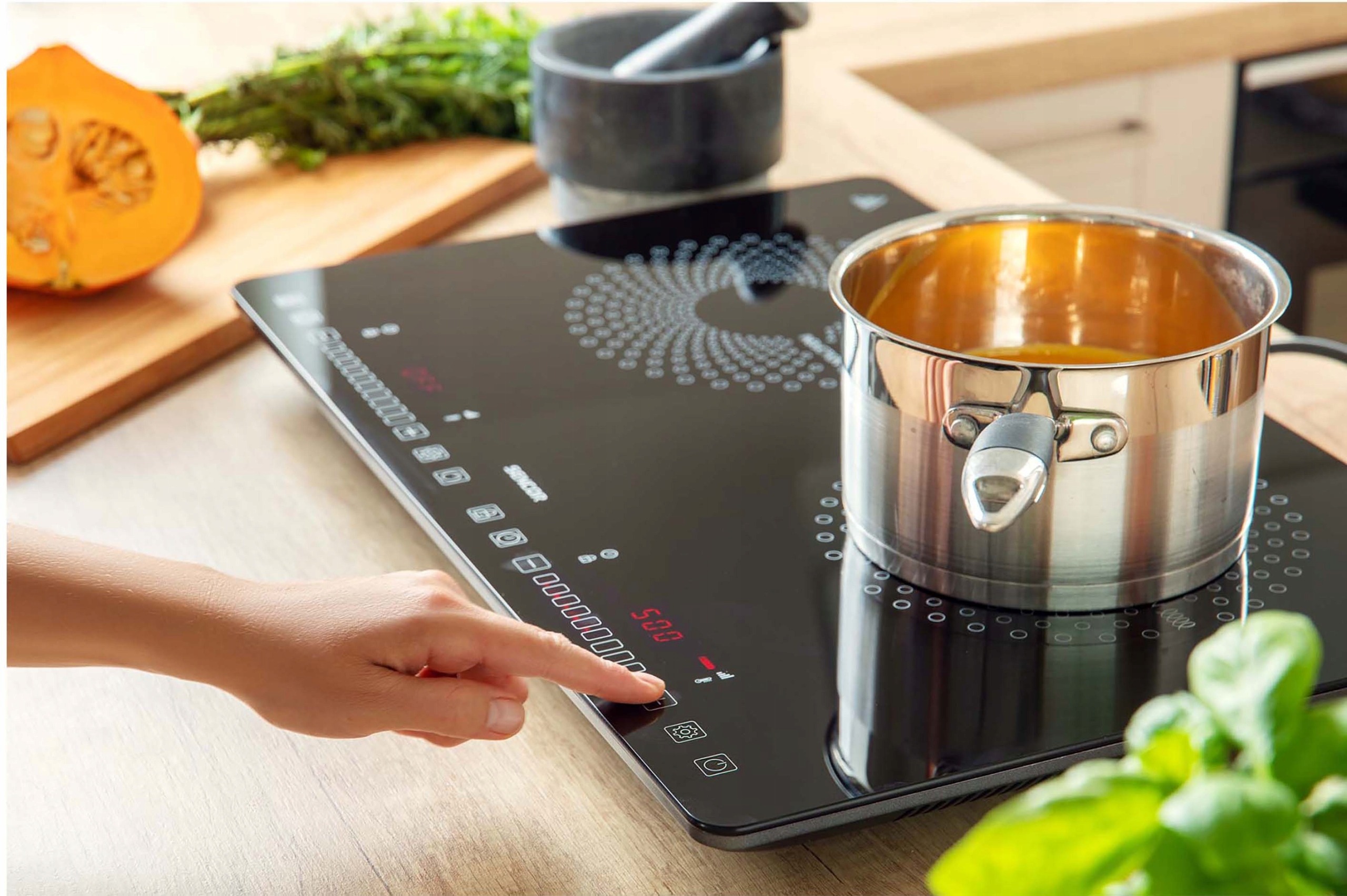 KUCHENKA ELEKTRYCZNA CERAMICZNA 2 PALNIKOWA czarna