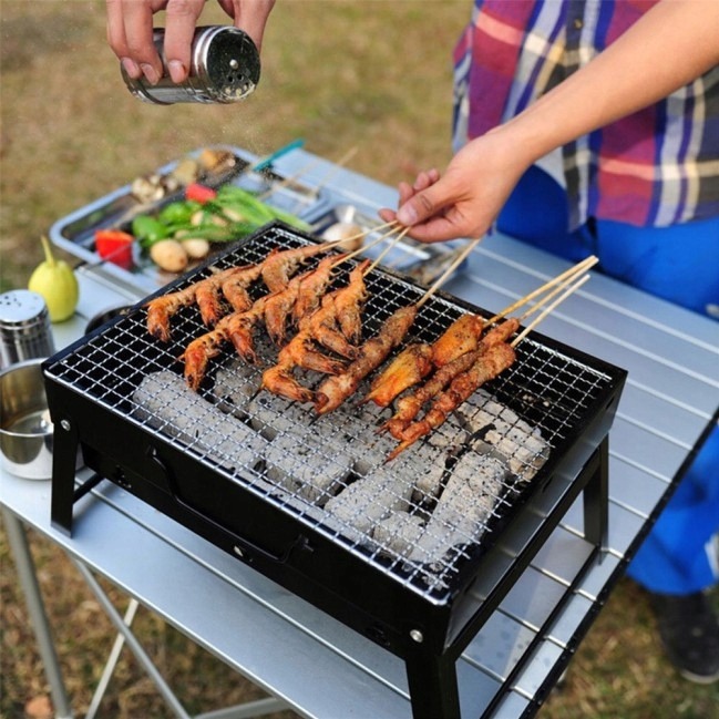 GRILL TURYSTYCZNY PRZENOŚNY SKŁADANY WALIZKA 35