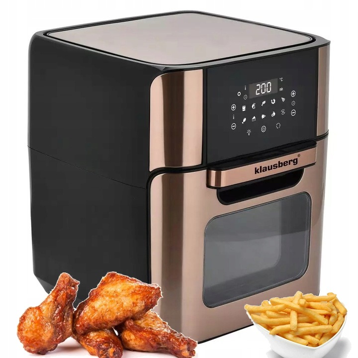 PIEKARNIK Frytkownica BEZTŁUSZCZOWA 12L 1800W 12w1