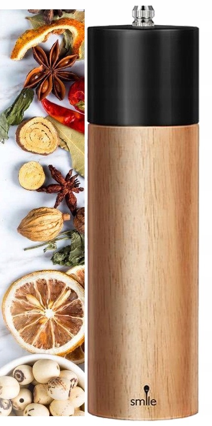 MŁYNEK RĘCZNY PIEPRZ SÓL MPM SMP7 2 SZTUKI DREWNO