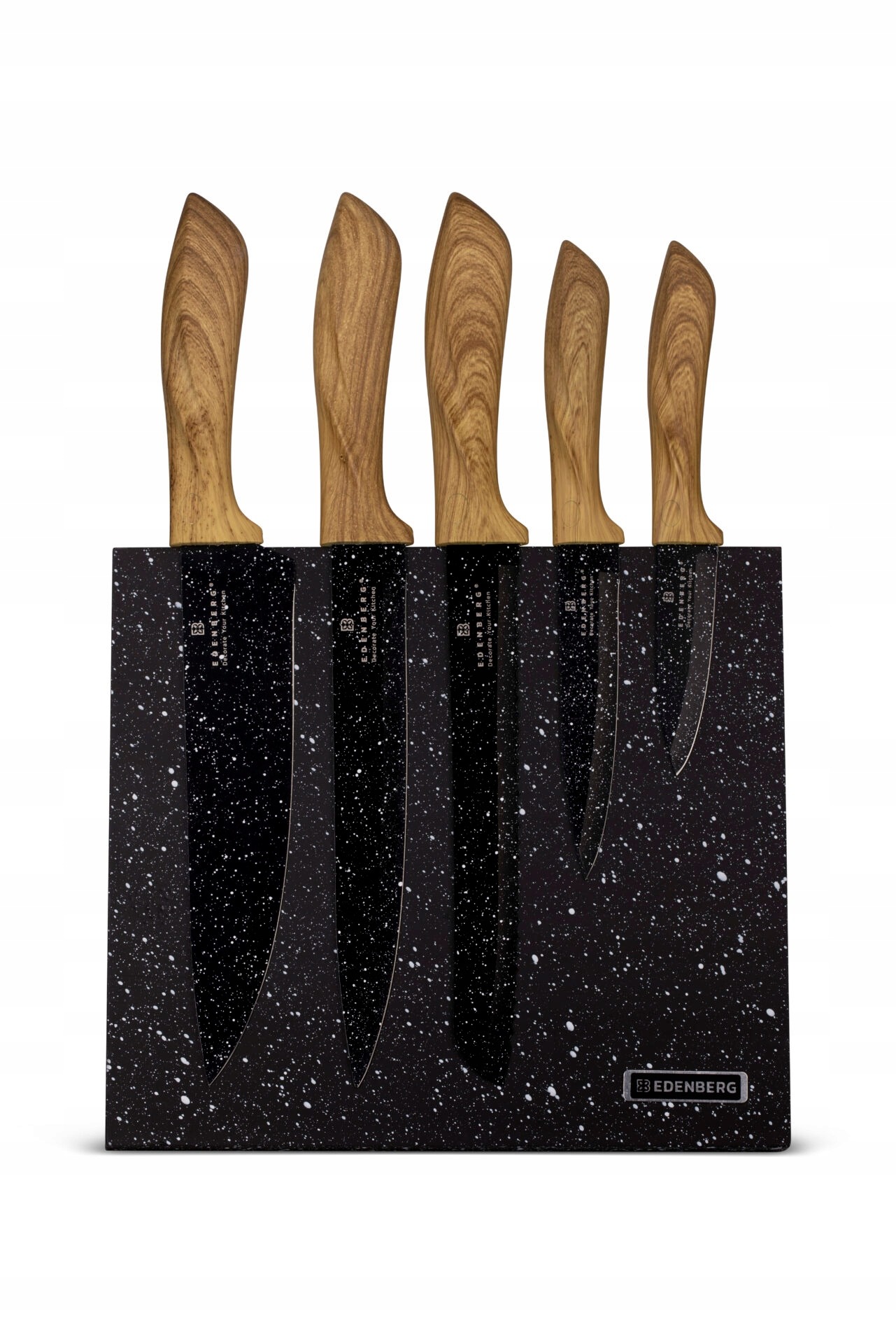 Komplet noży z listwą magnetyczną Edenberg eb 5 szt.