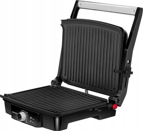 Kontaktowy grill elektryczny MPM MGR09M srebrny