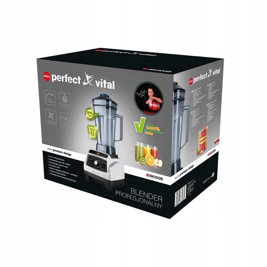 Blender kielichowy Eldom 1000 W Biały