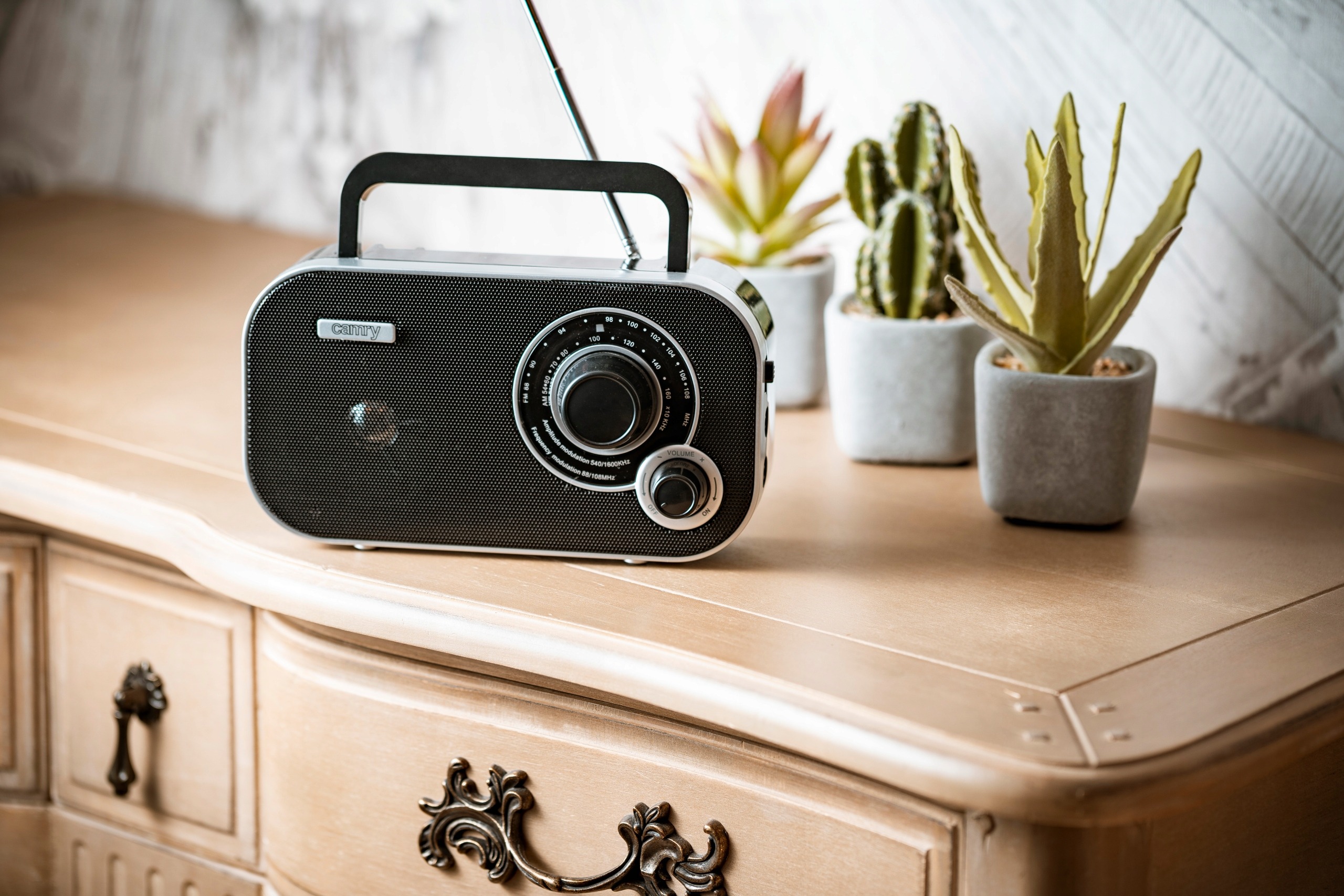 Radio sieciowo-bateryjne FM Camry CR1140 black