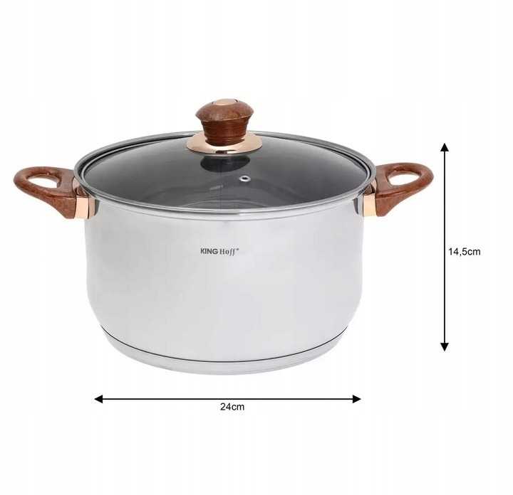 Zestaw garnków Kinghoff 12 el. KH4443