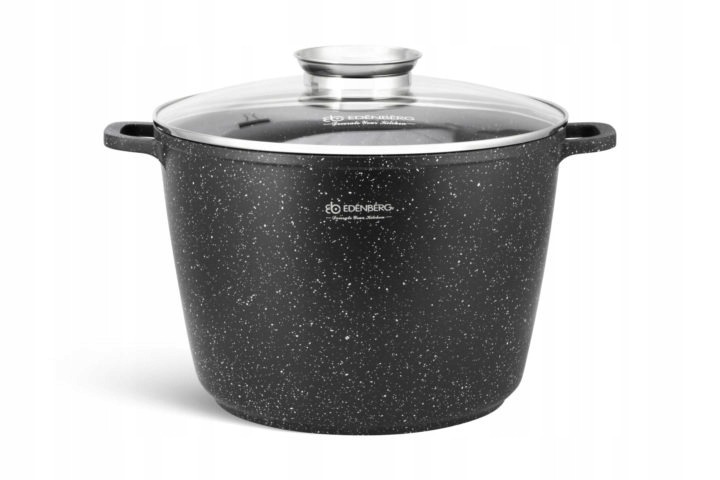 GARNEK 6,2 L Powłoka Marmurkowa 24cm Indukcja Gaz