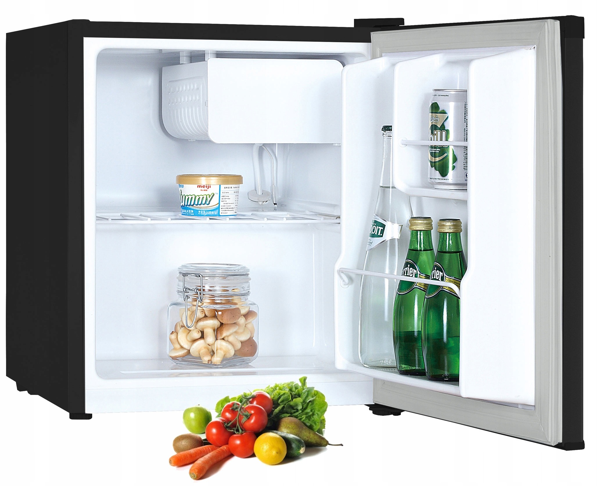 Mała Lodówka Hotelowa Minibar 51cm Wysoka Agregat