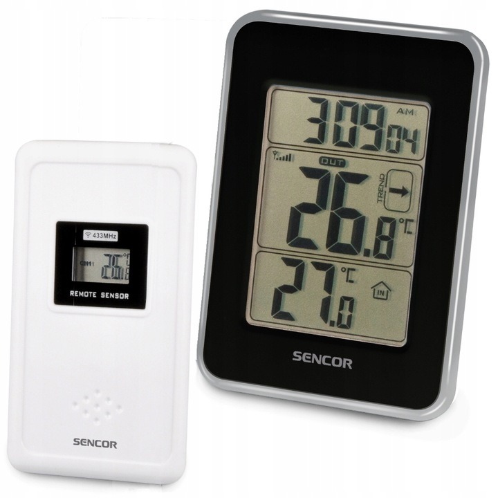 Stacja pogody Sencor SWS25BS ZEGAR PROGNOZA LCD