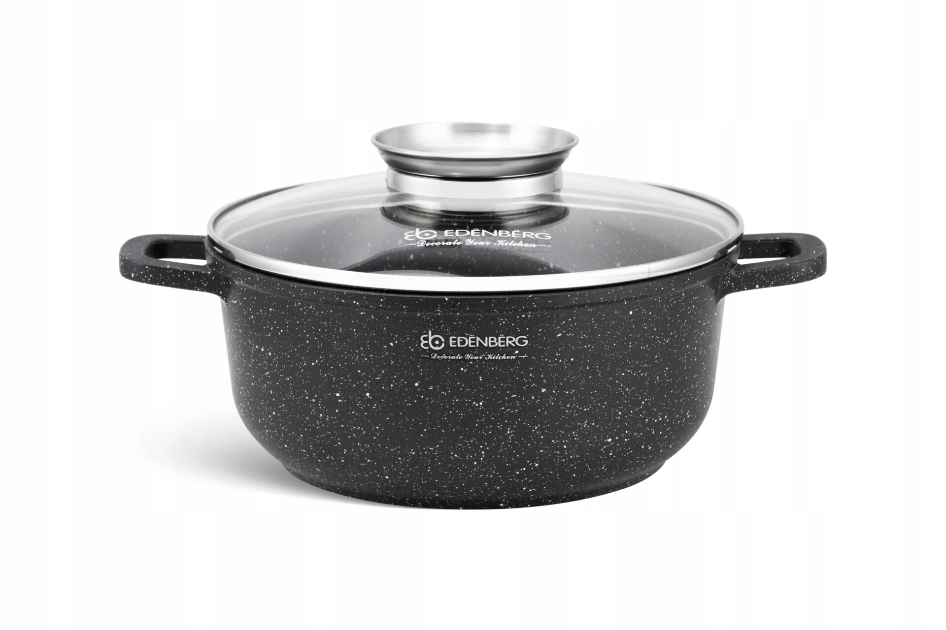 Garnek 4.5 L granitowy indukcja Edenberg 8118