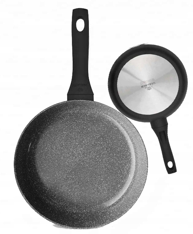 Patelnia Gerlach Granitex 28cm granitowa szara