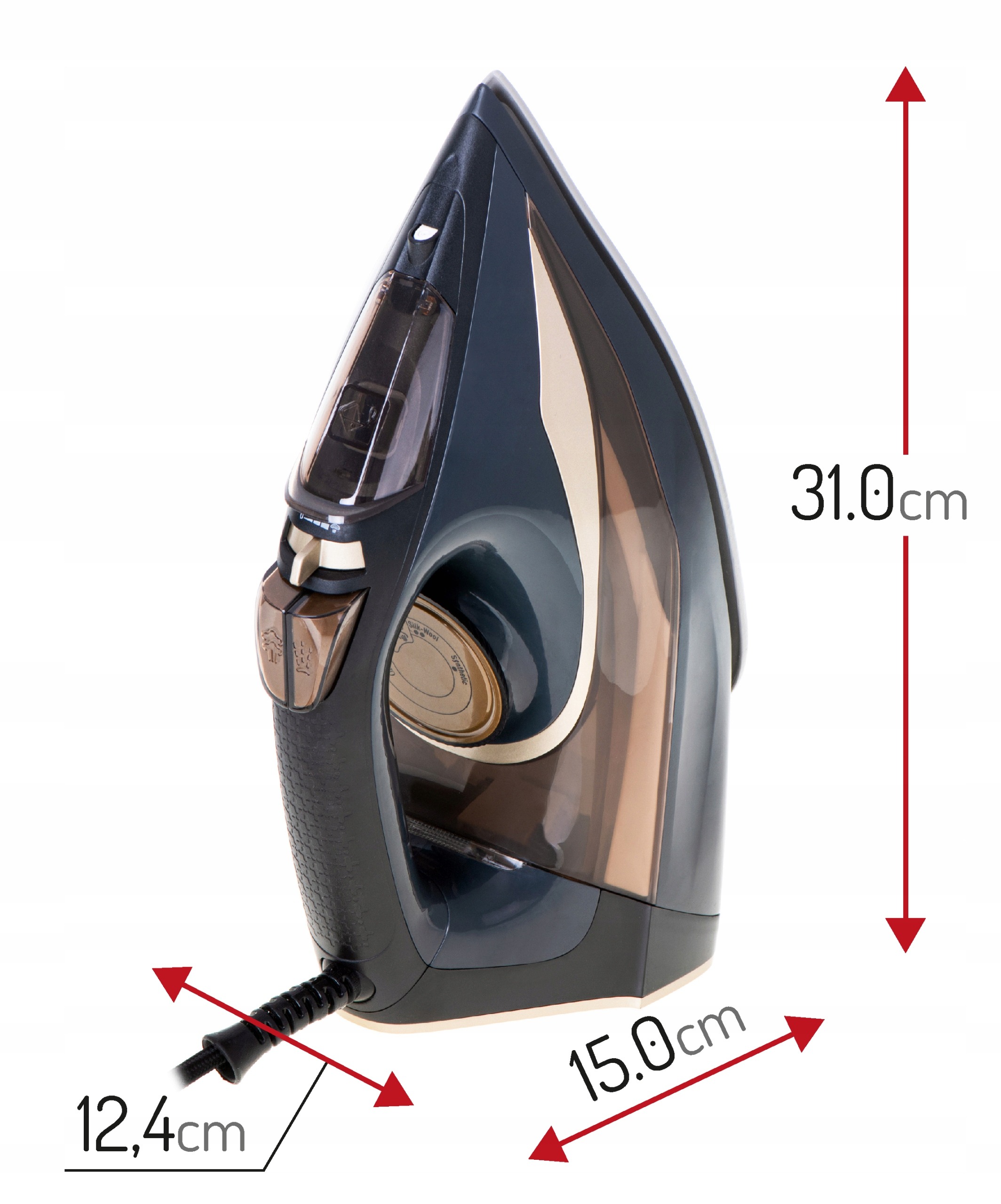 ŻELAZKO PAROWE 3400W STRAŻAK ANTI-CALC CR5036