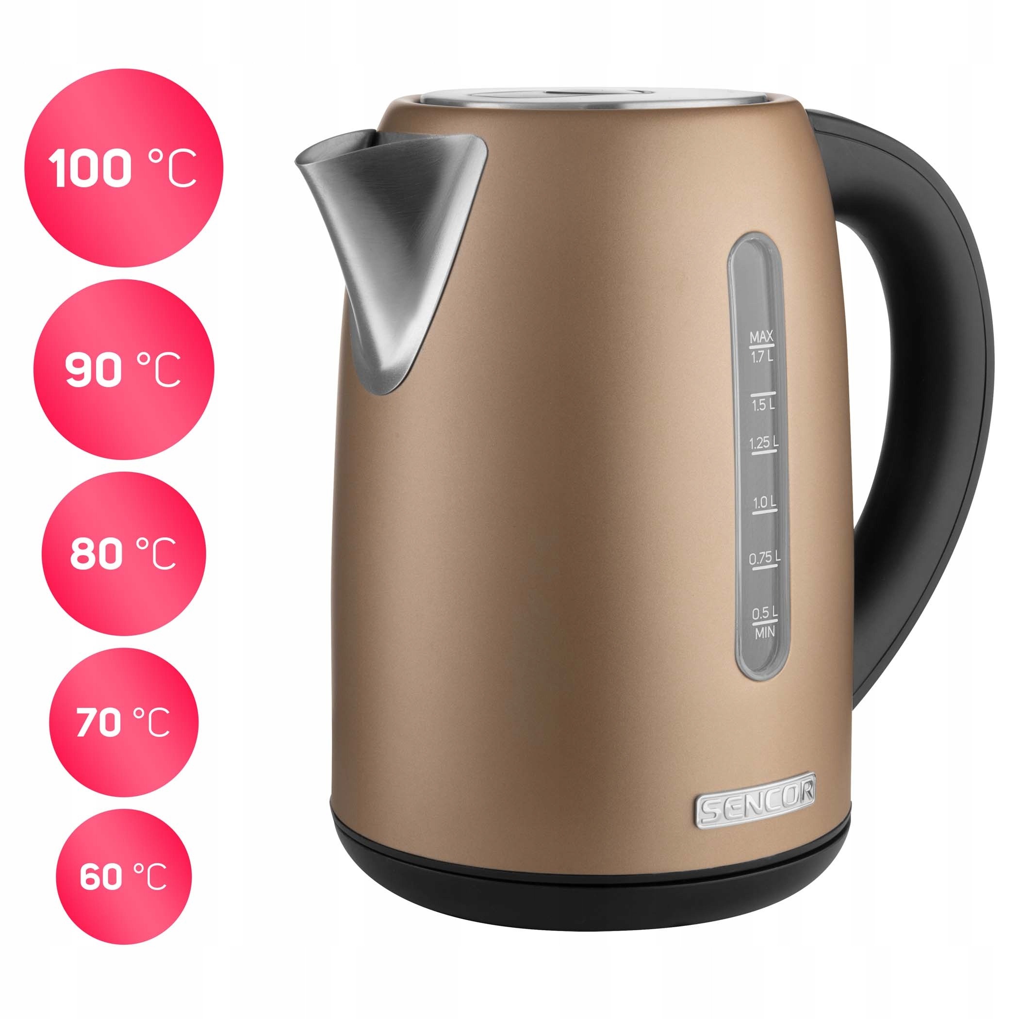 Czajnik Z Regulacją Temperatury Sencor SWK7707CH