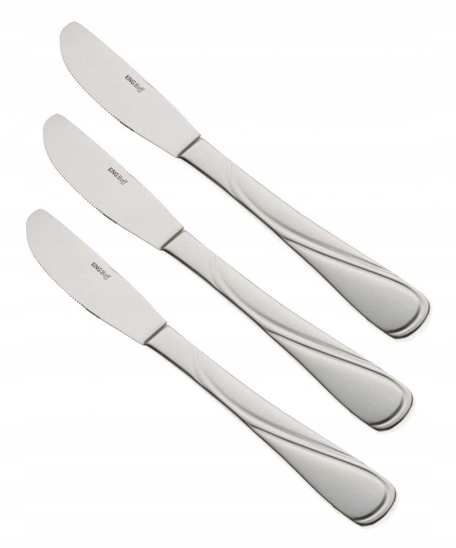 NÓŻ OBIADOWY 3 szt. ZESTAW KINGHOFF KH1443 połysk