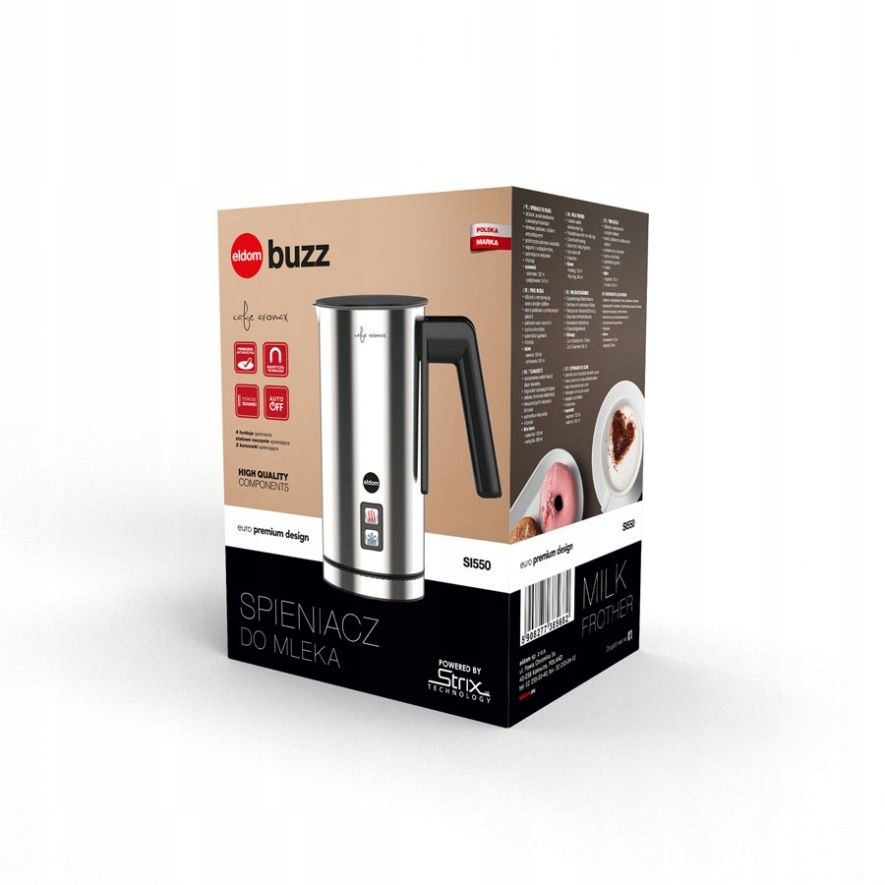 Podgrzewacz Spieniacz do mleka SI550 stal 240ml