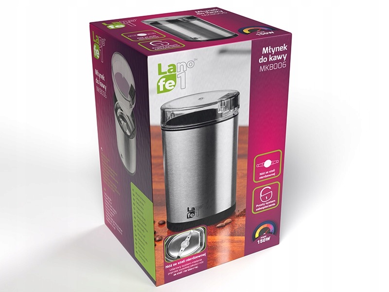 MŁYNEK DO MIELENIA KAWY UDAROWY 150W MKB006