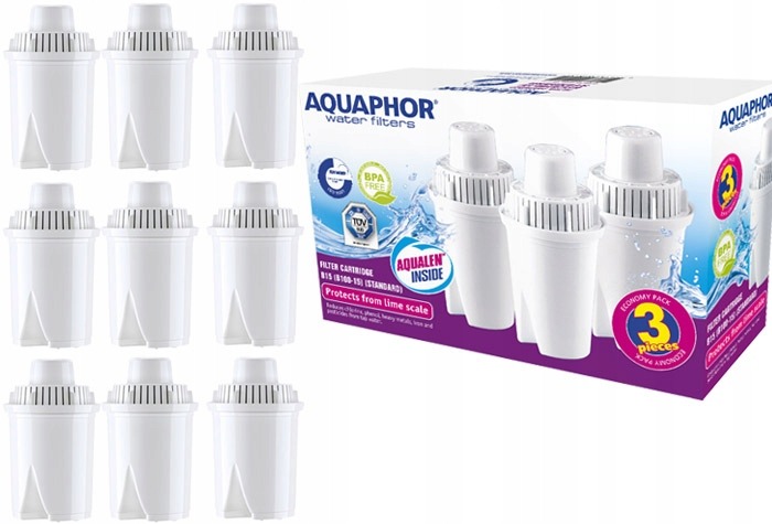 Wkład Filtr do DAFI BRITA AQUAPHOR MAXTRA 9 SZT.