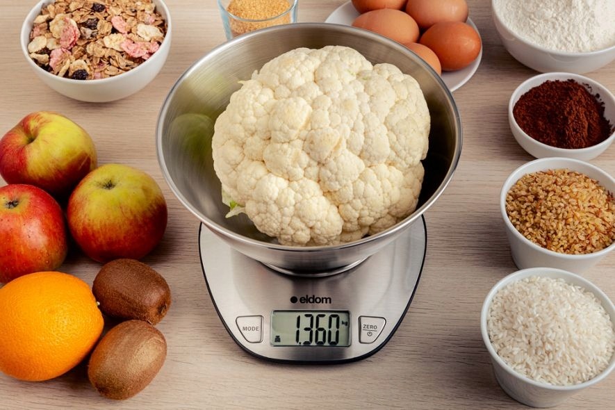 ELEKTRONICZNA WAGA KUCHENNA Z MISĄ STALOWA