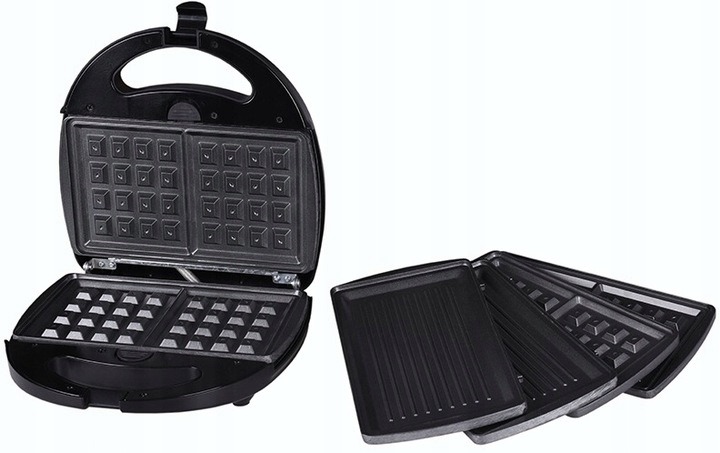 OPIEKACZ 3W1 GOFROWNICA GRILL TSO003B + PĘDZELEK