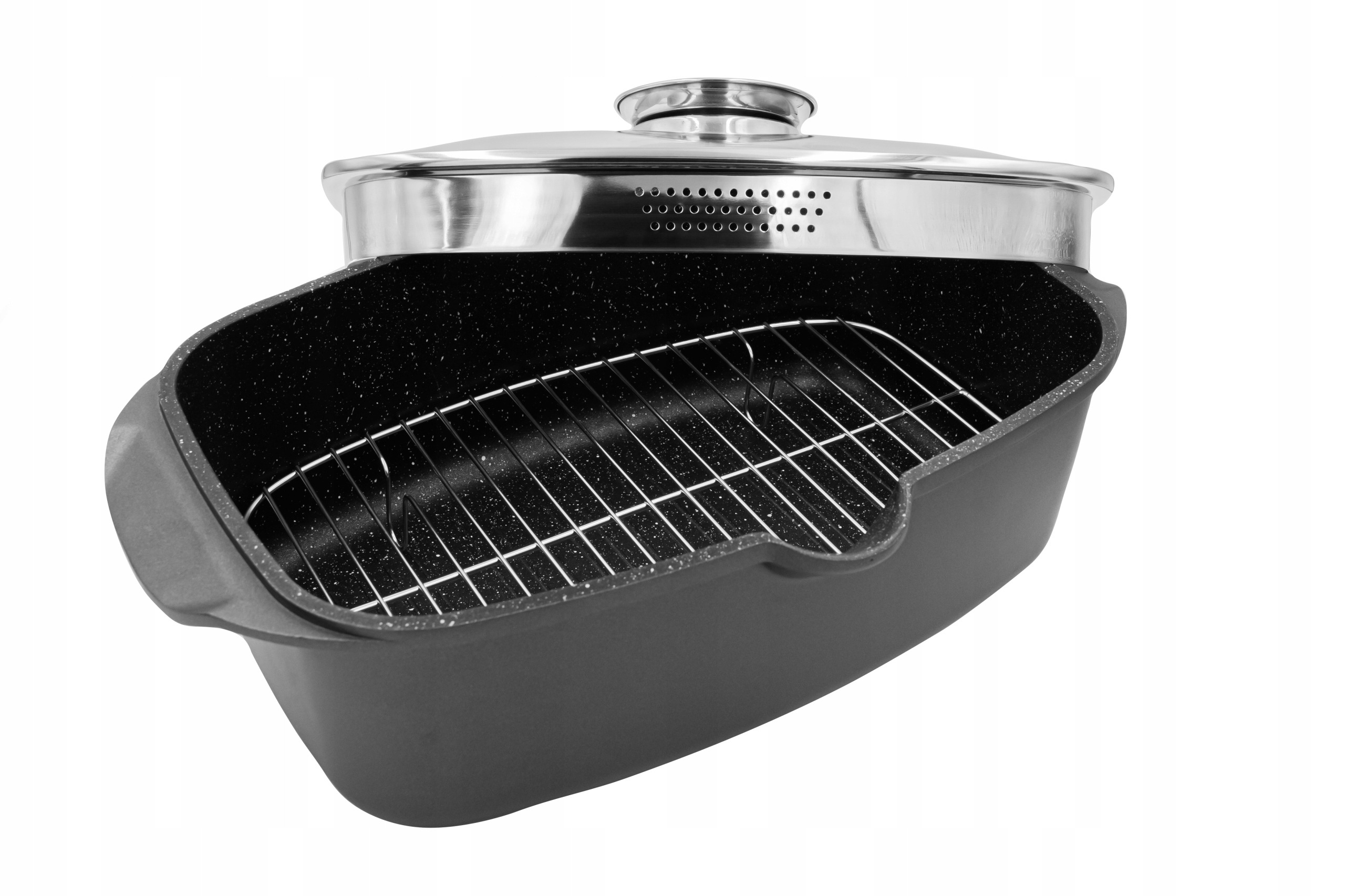Brytfanna non-stick (nieprzywierająca) HausRoland gęsiarka 5,7l 32cm