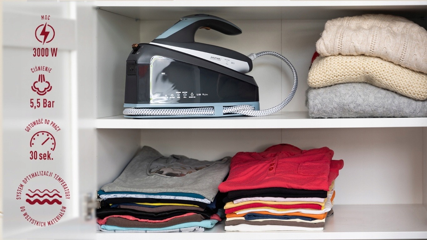 Żelazko ze stacją pary MPM MZE23 3000W