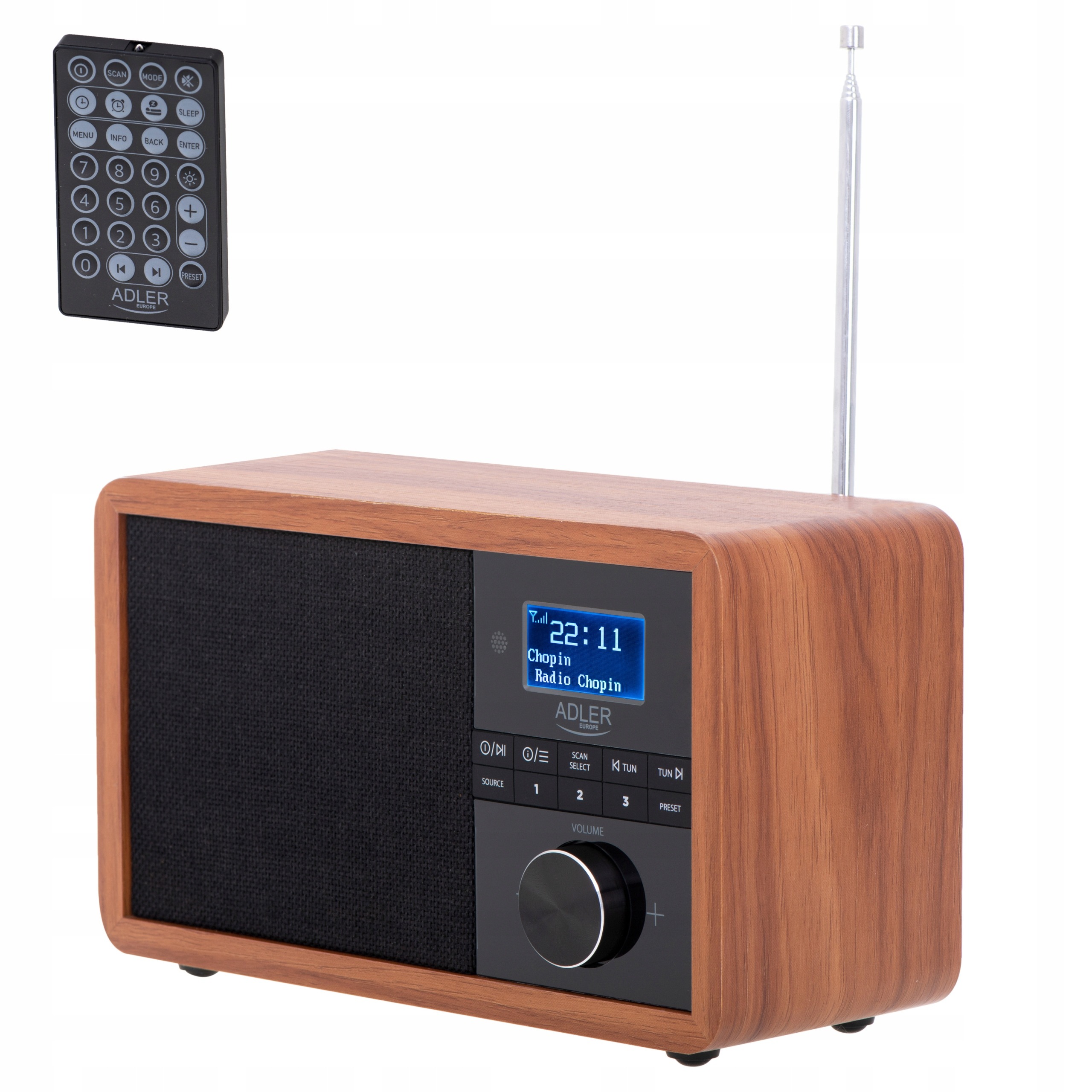 Radio sieciowe FM Adler AD1184