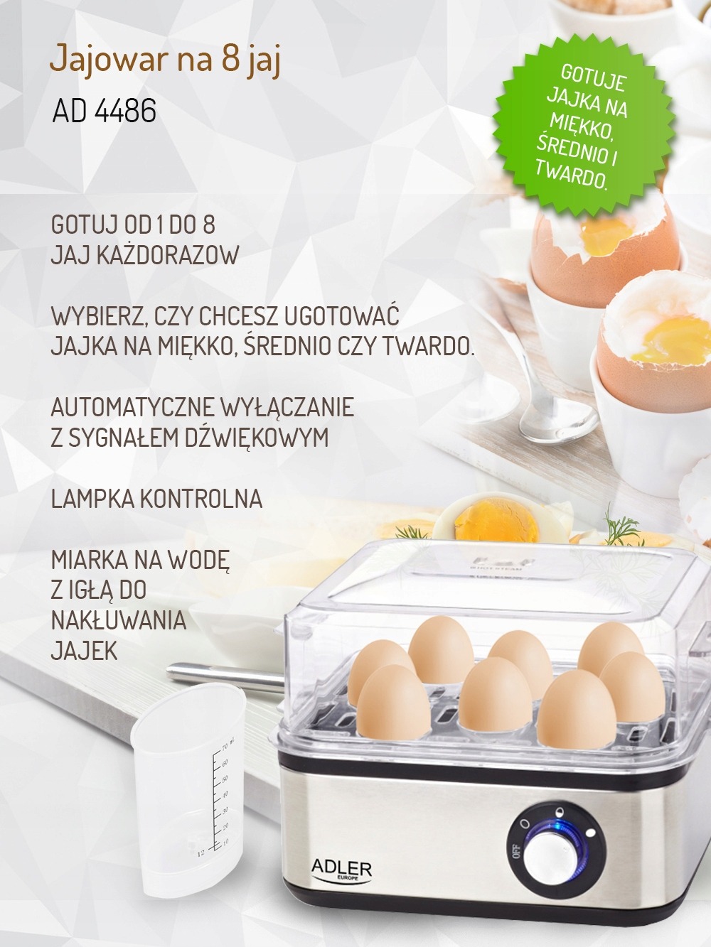 JAJOWAR GARNEK DO GOTOWANIA JAJEK OMLETU AD4486