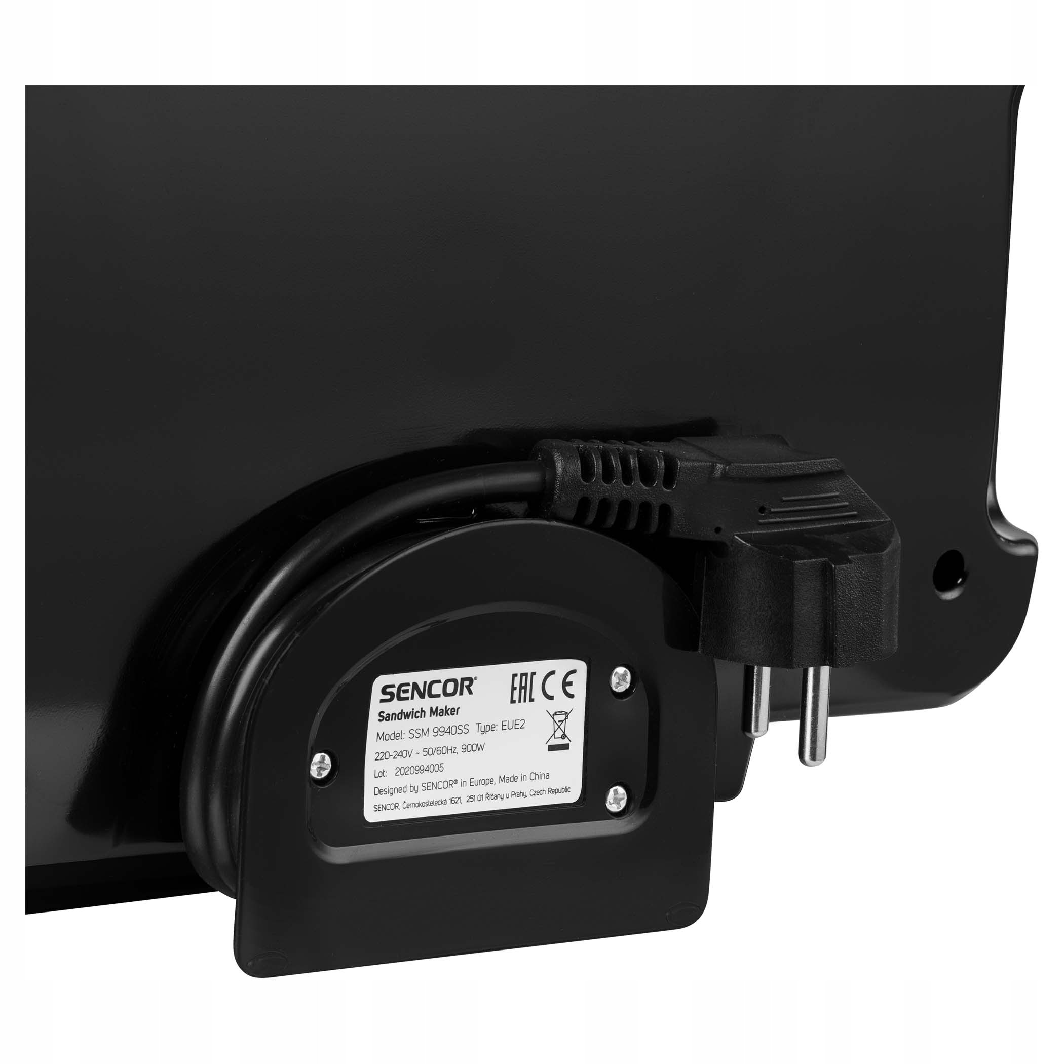 Opiekacz do kanapek 4w1 SSM9978BK czarny 900 W