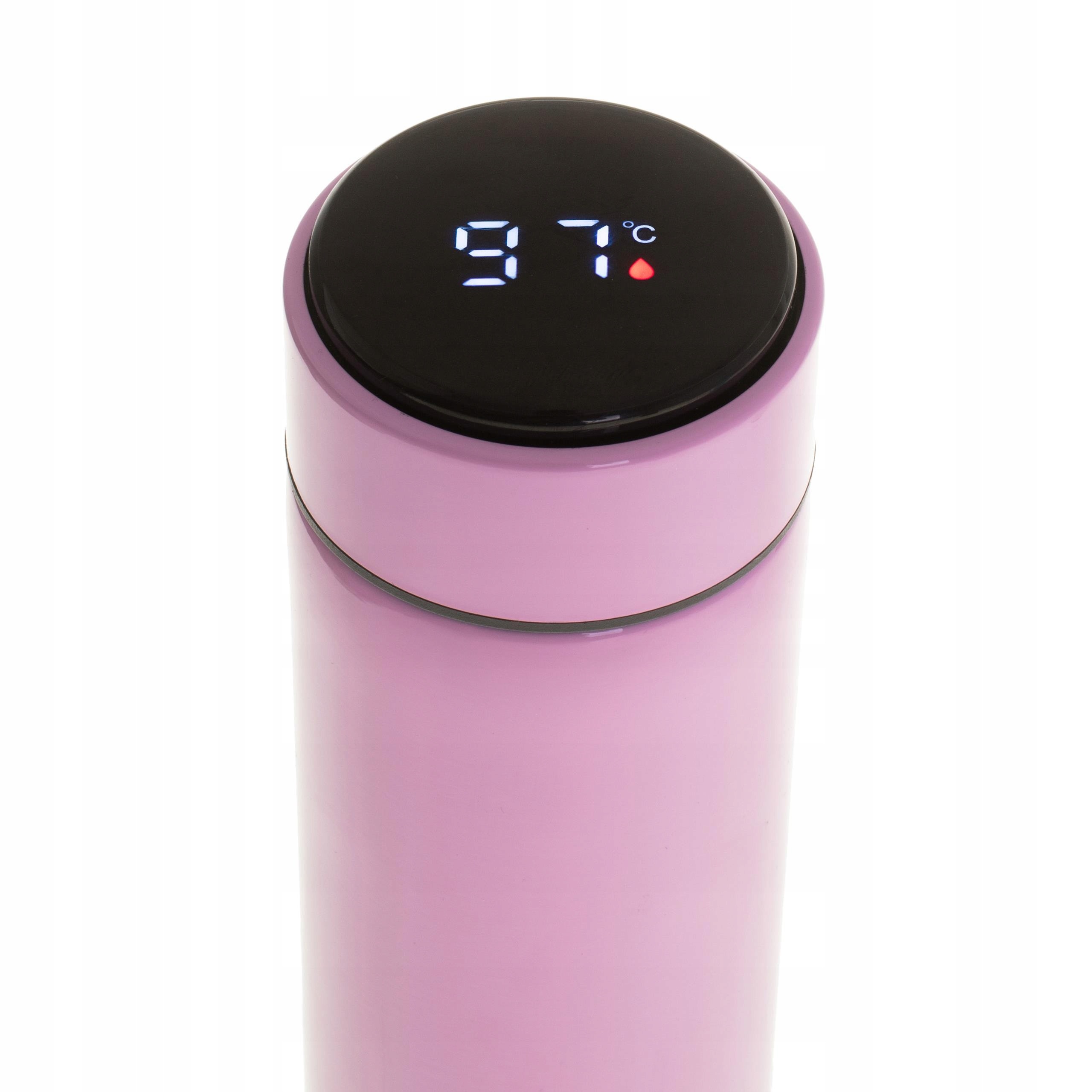 KUBEK TERMICZNY TERMOS 473ml LED Z TEMPERATURĄ NA KAWĘ HERBATĘ DO SAMOCHODU
