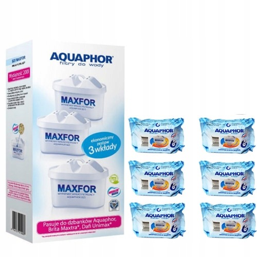 Wkład Filtr do DAFI BRITA AQUAPHOR MAXTRA 6 SZT.