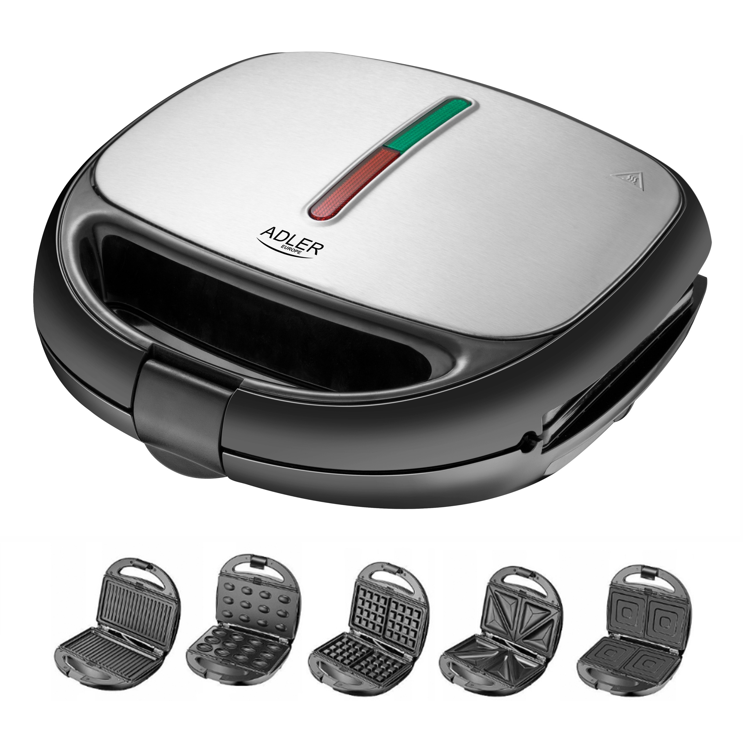 OPIEKACZ 5w1 GOFRY ORZESZKI GRILL TOSTY AD3040