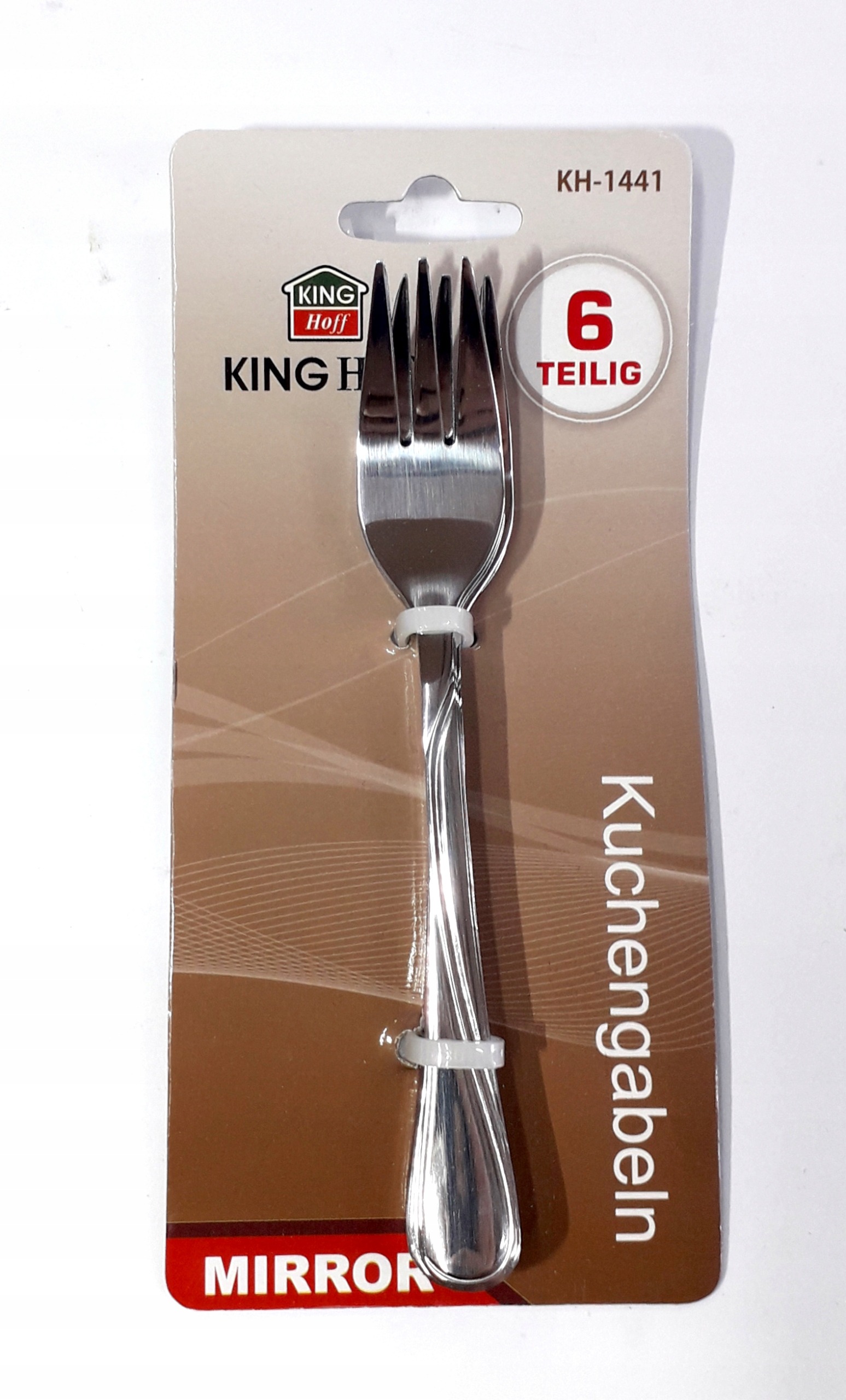 Widelczyki do ciasta 6 szt Połysk KINGHOFF KH1441