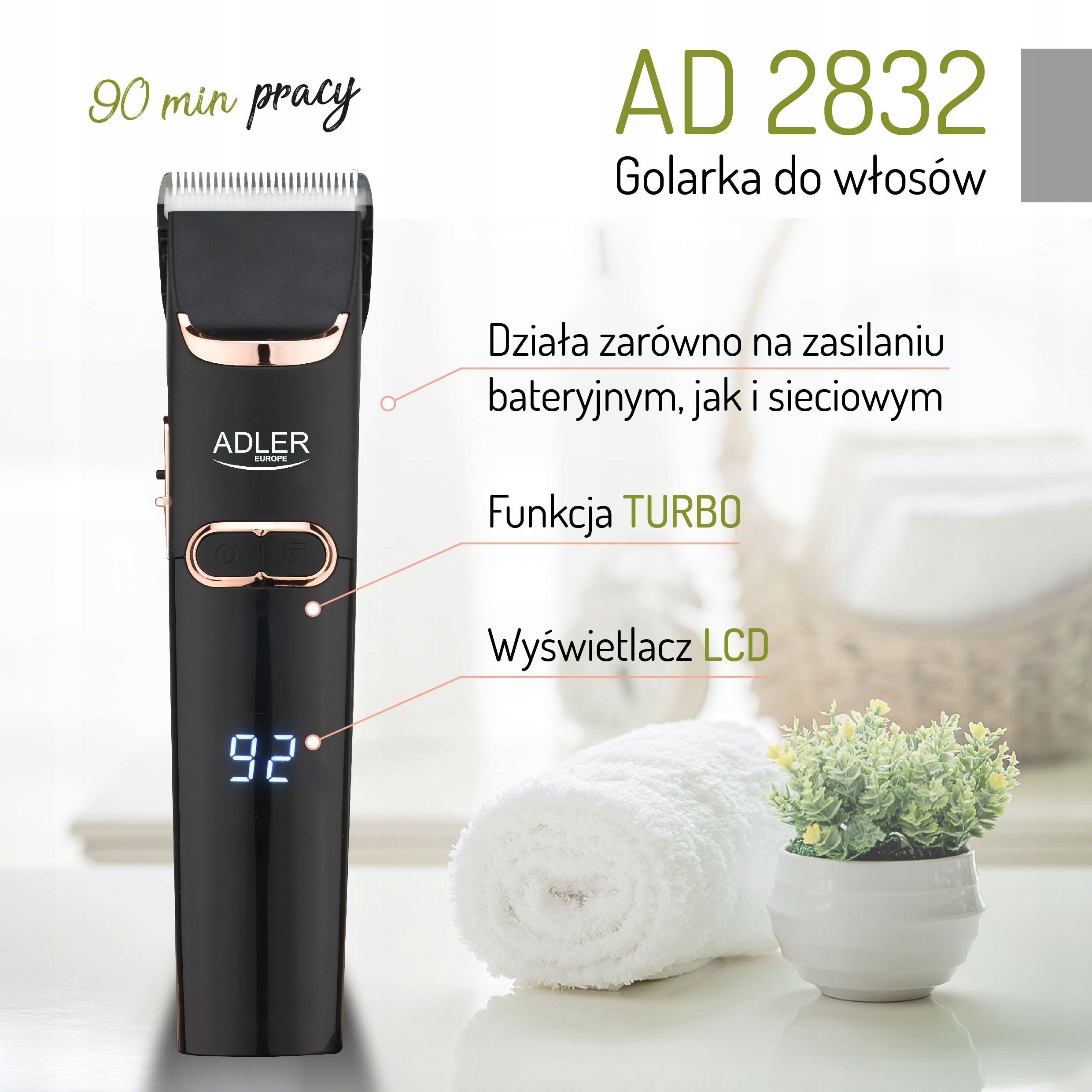 Maszynka do strzyżenia Adler AD2832