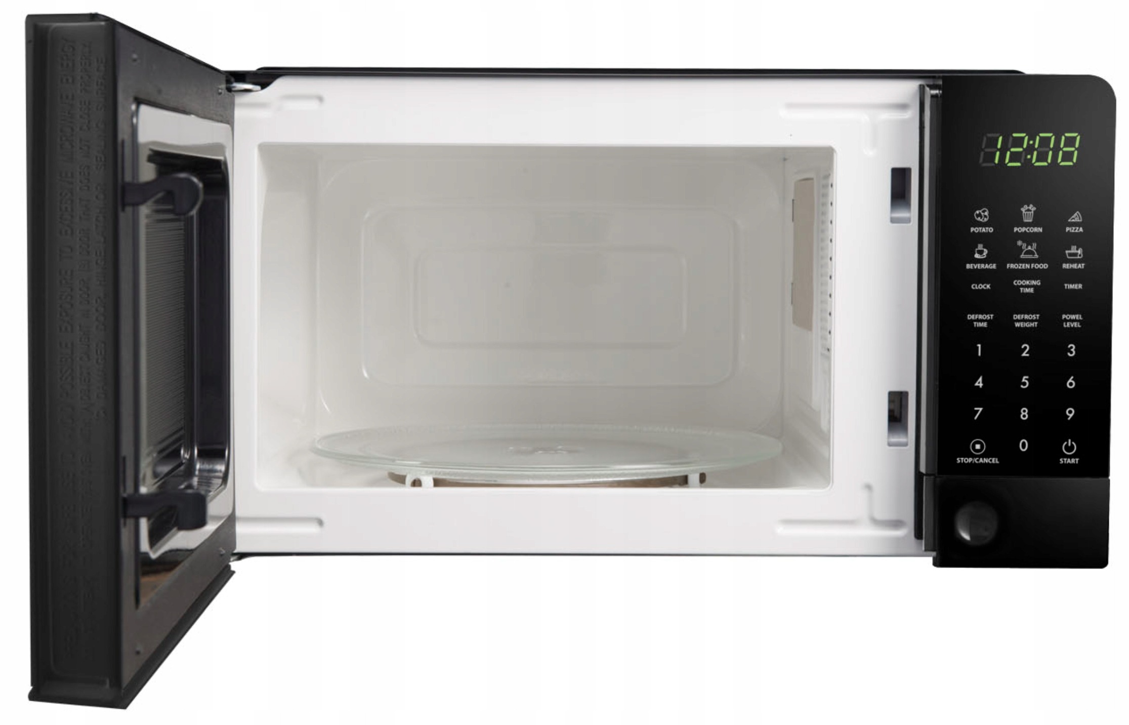 Kuchenka mikrofalowa wolnostojąca Esperanza Horneado CZARNA