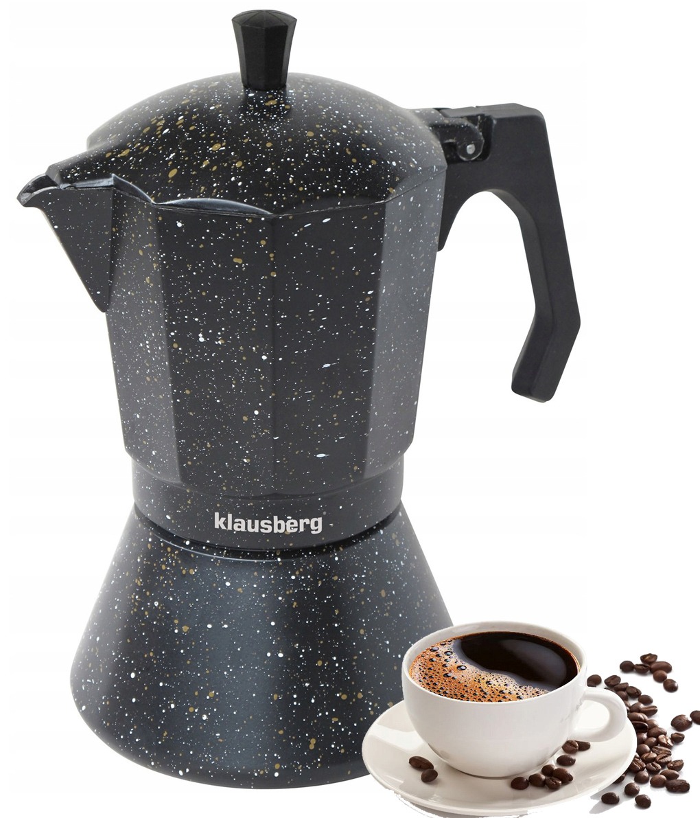 Kawiarka 9 filiżanek Espresso Zaparzacz marmurek