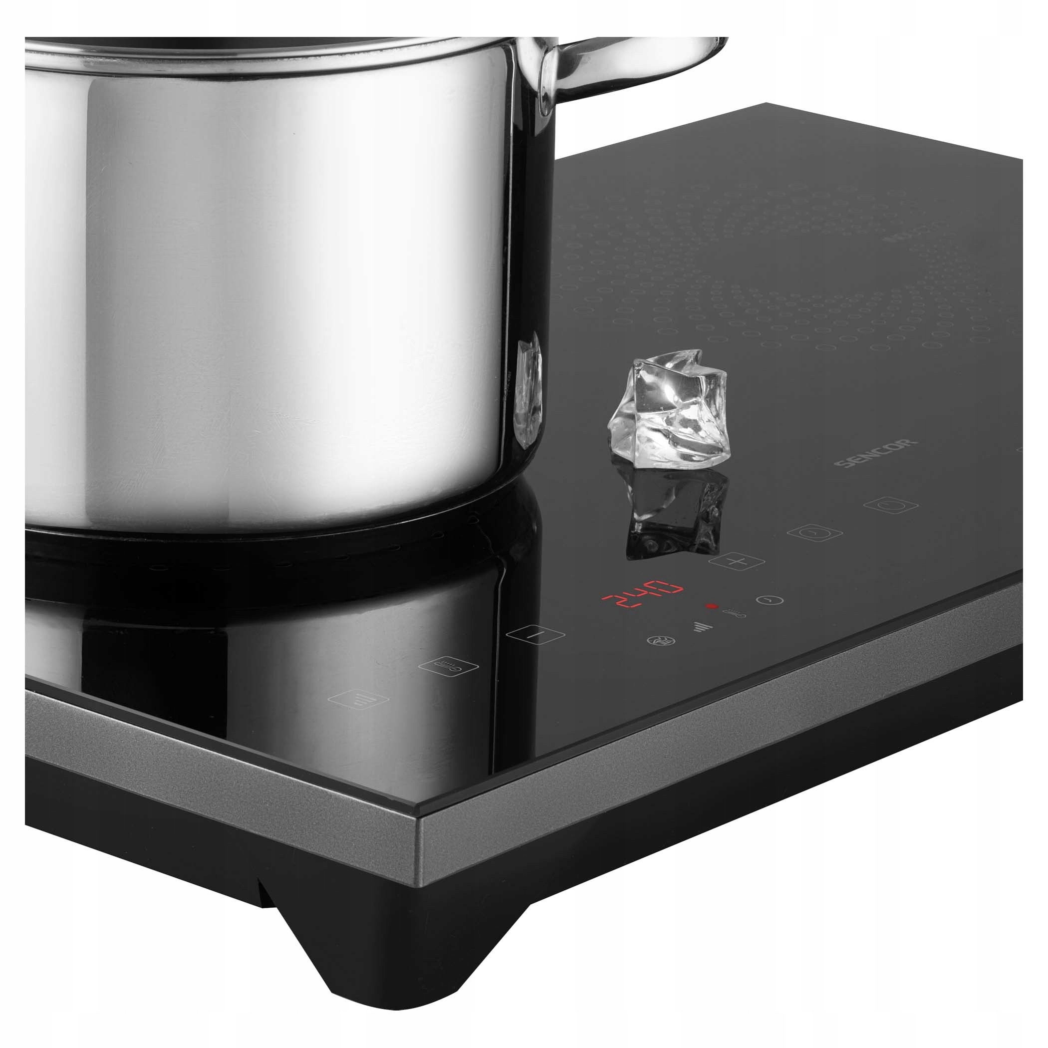 KUCHENKA ELEKTRYCZNA CERAMICZNA 2 PALNIKOWA BLACK